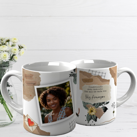 Arte para Canecas Aniversário Feminino - Personalize - 2026 (6)