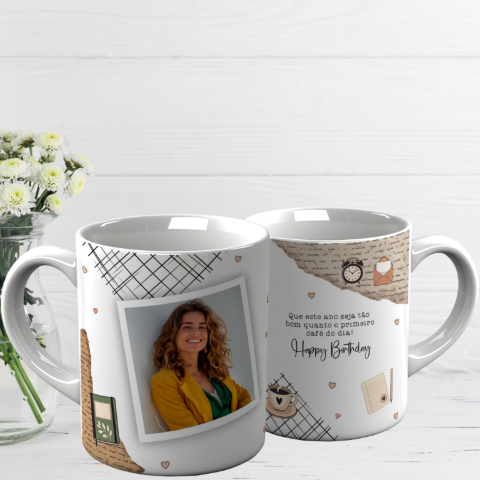 Arte para Canecas Aniversário Feminino - Personalize - 2026 (9)