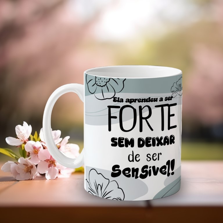 Arte para Caneca Minimalista Dia da Mulher 2026 - Personalize (10)