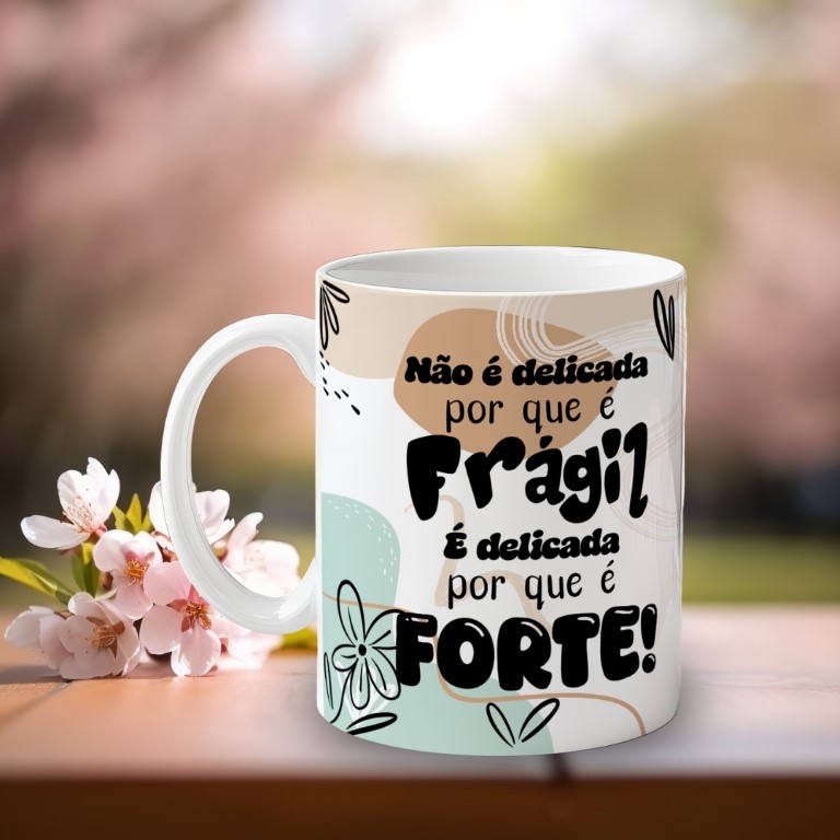 Arte para Caneca Minimalista Dia da Mulher 2026 - Personalize (11)
