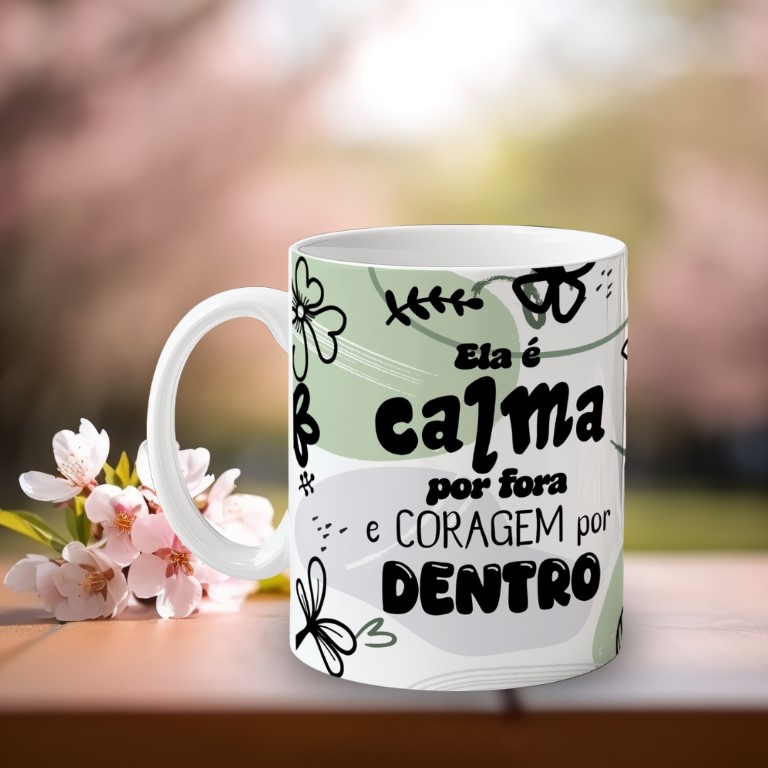 Arte para Caneca Minimalista Dia da Mulher 2026 - Personalize (4)