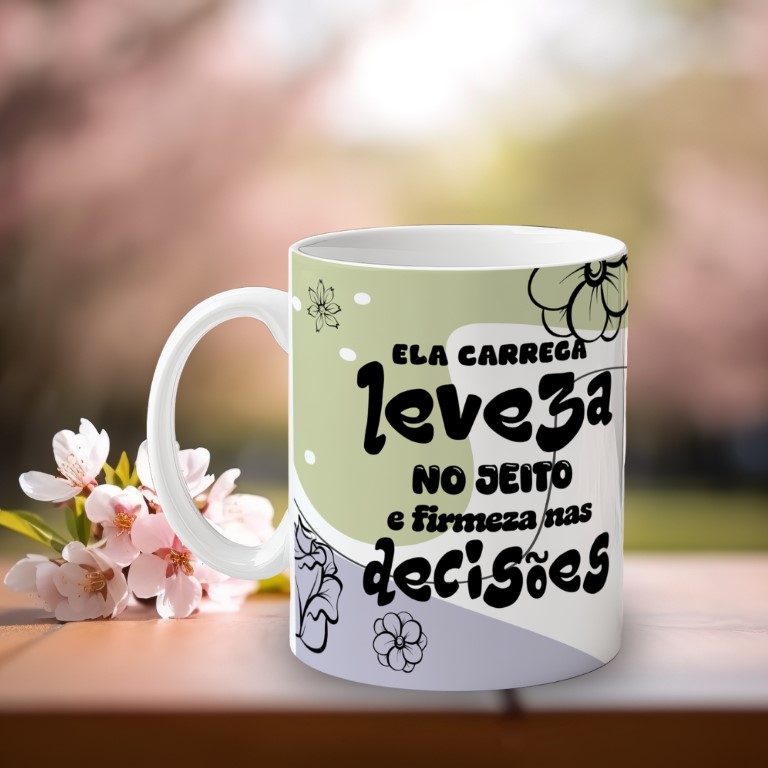 Arte para Caneca Minimalista Dia da Mulher 2026 - Personalize (5)