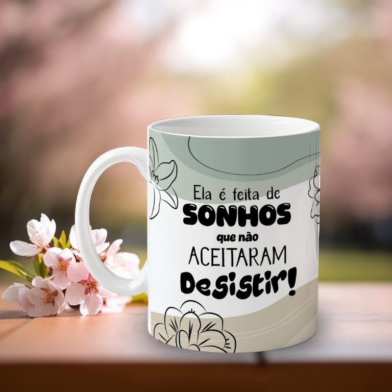 Arte para Caneca Minimalista Dia da Mulher 2026 - Personalize (6)