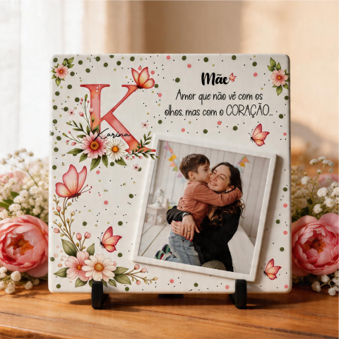 Azulejo, MDF Quadro Personalizado Dia das Mães Arte para Sublimação (11)