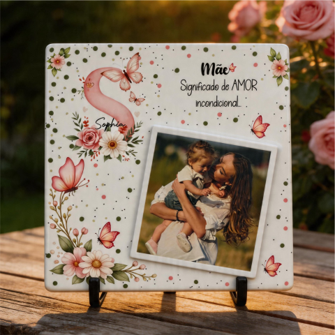 Azulejo, MDF Quadro Personalizado Dia das Mães Arte para Sublimação (19)