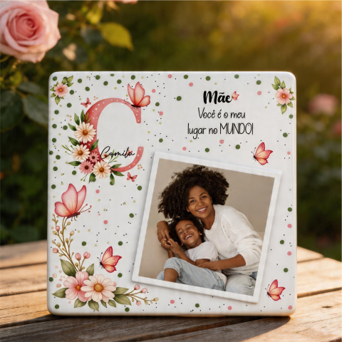 Azulejo, MDF Quadro Personalizado Dia das Mães Arte para Sublimação (3)