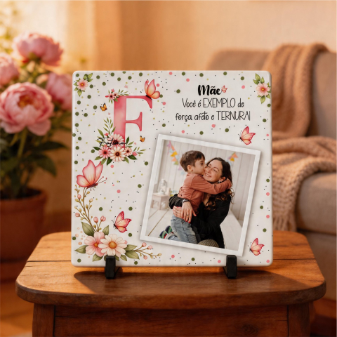 Azulejo, MDF Quadro Personalizado Dia das Mães Arte para Sublimação (6)