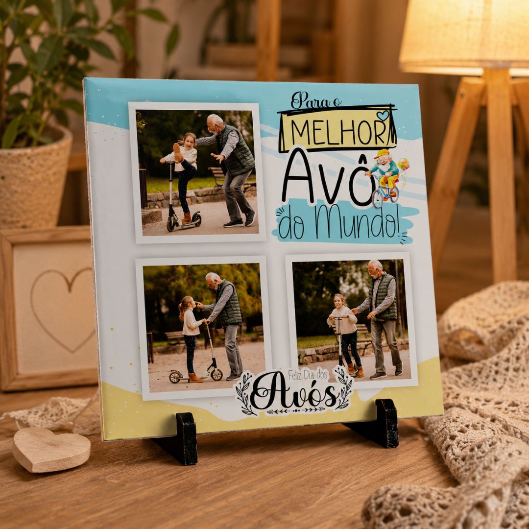 Quadro de MDF Azulejo personalizado Dia dos Avós (3)
