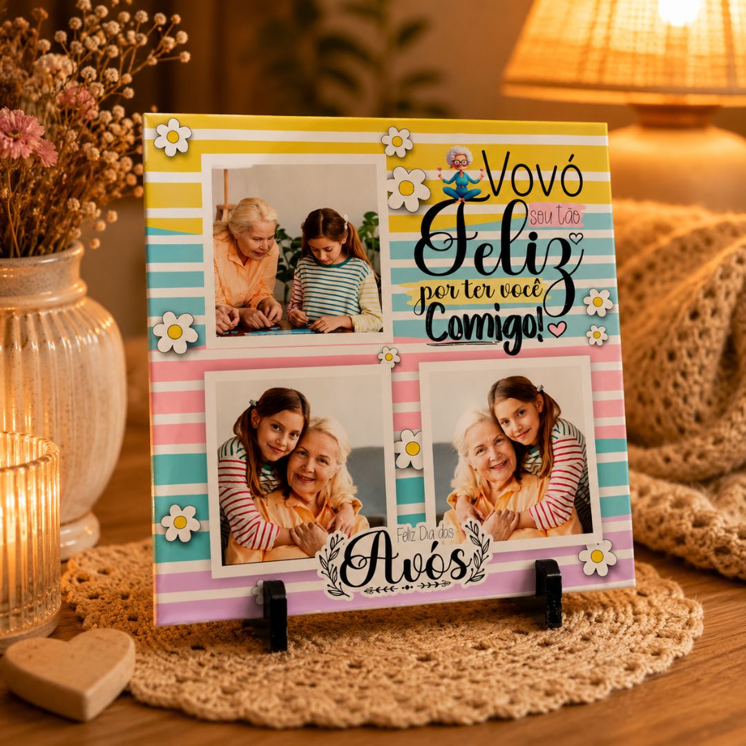 Quadro de MDF Azulejo personalizado Dia dos Avós (4)