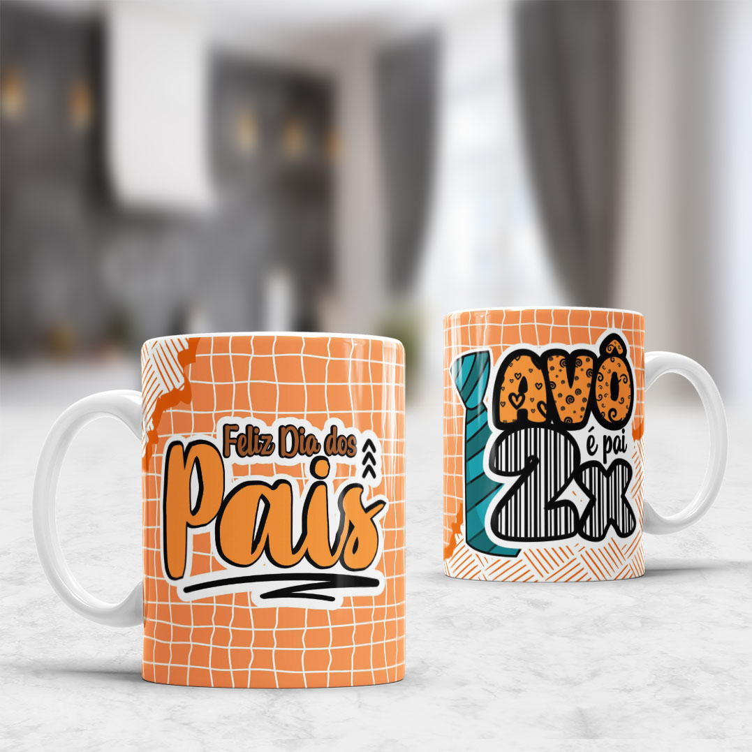 Arte para Caneca Dia dos Pais 2024 - Sublimação (19)