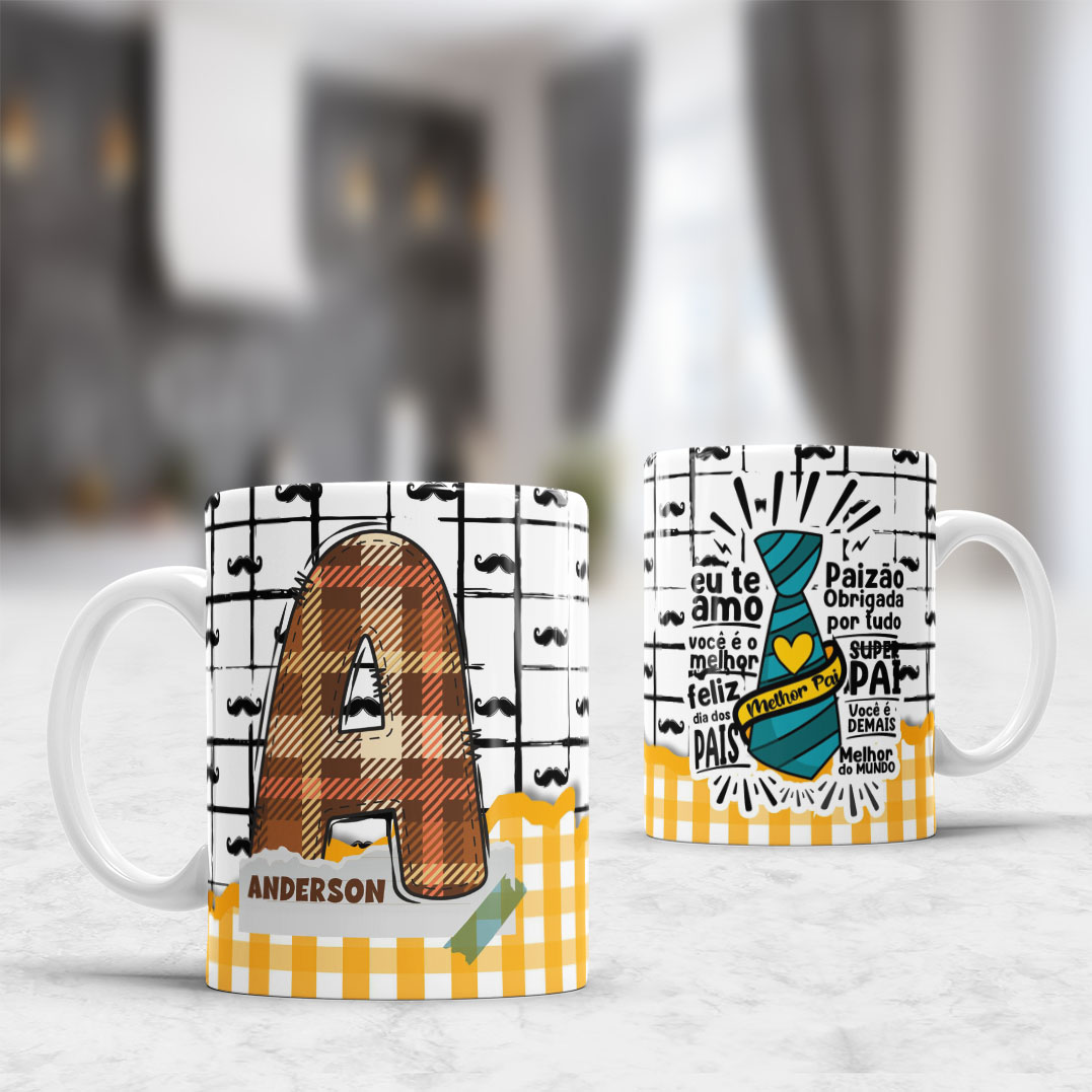 Arte para Caneca Dia dos Pais 2024 - Sublimação (2)