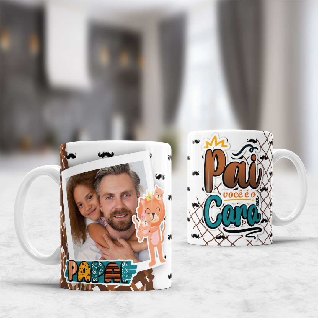 Arte para Caneca Dia dos Pais 2024 - Sublimação (5)