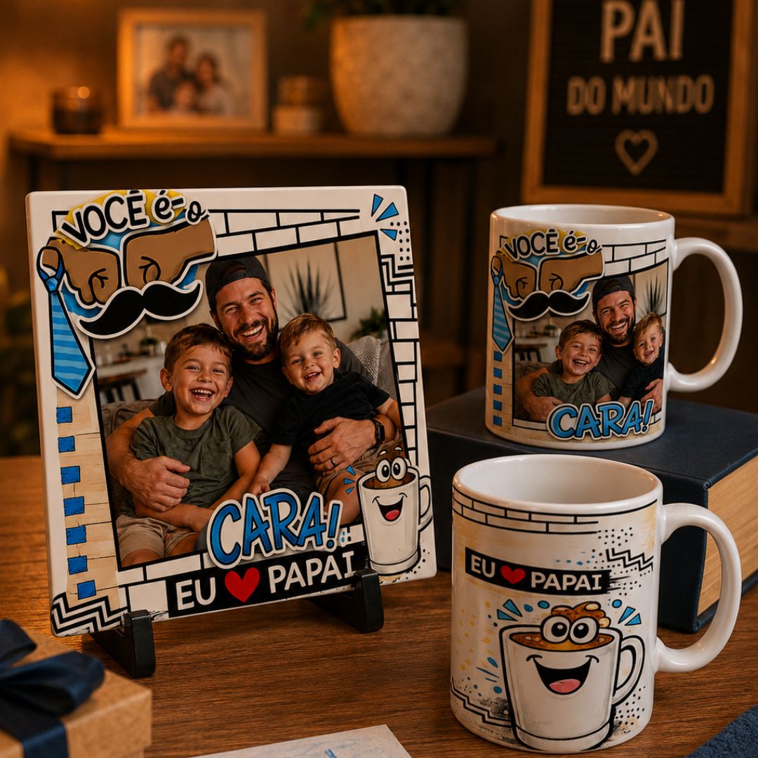 Artes para Sublimação, Canecas e Azulejos Dia dos Pais 2026 - Personalize (18)